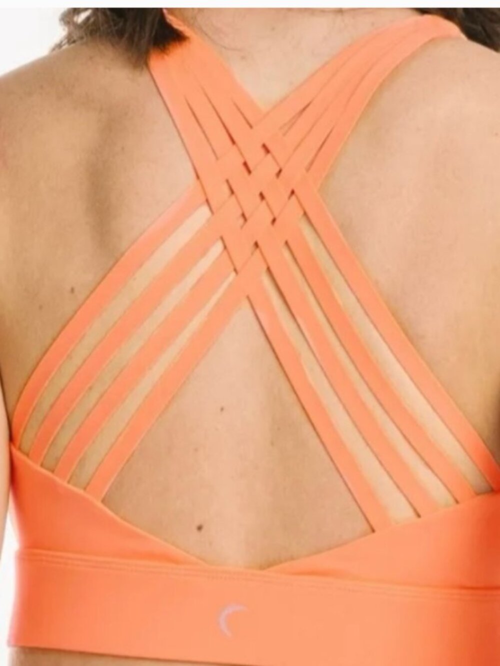 Zyia Weave Bra-Tangerine-Size XL (Fits like L)